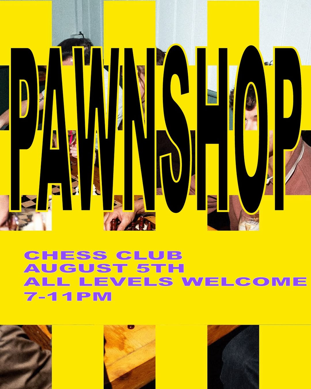 WE ARE BACK TOMORROW. PULL UP FOR CHESS W FRIENDS OLD AND NEW FROM 7PM @moyletts. A SURPRISE COCKTAIL ON THE MENU TOO. SEE YOU THEN X
